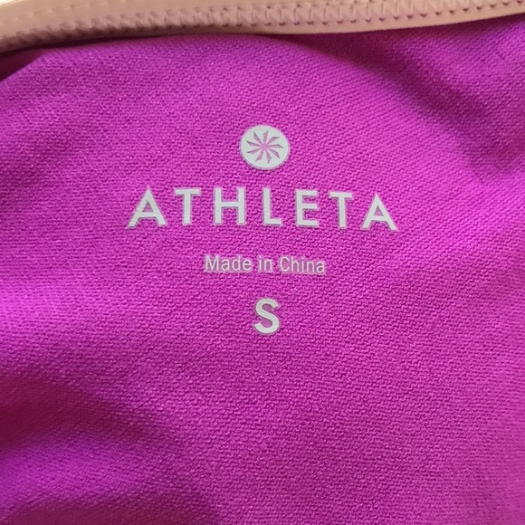 Athleta stripped bikini top sz S - Picture 5 of 6
